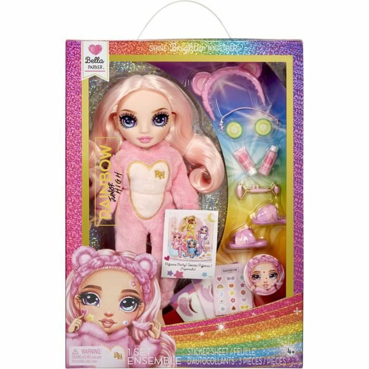 Babypop Rainbow High Pajama Party Bella (Pink)