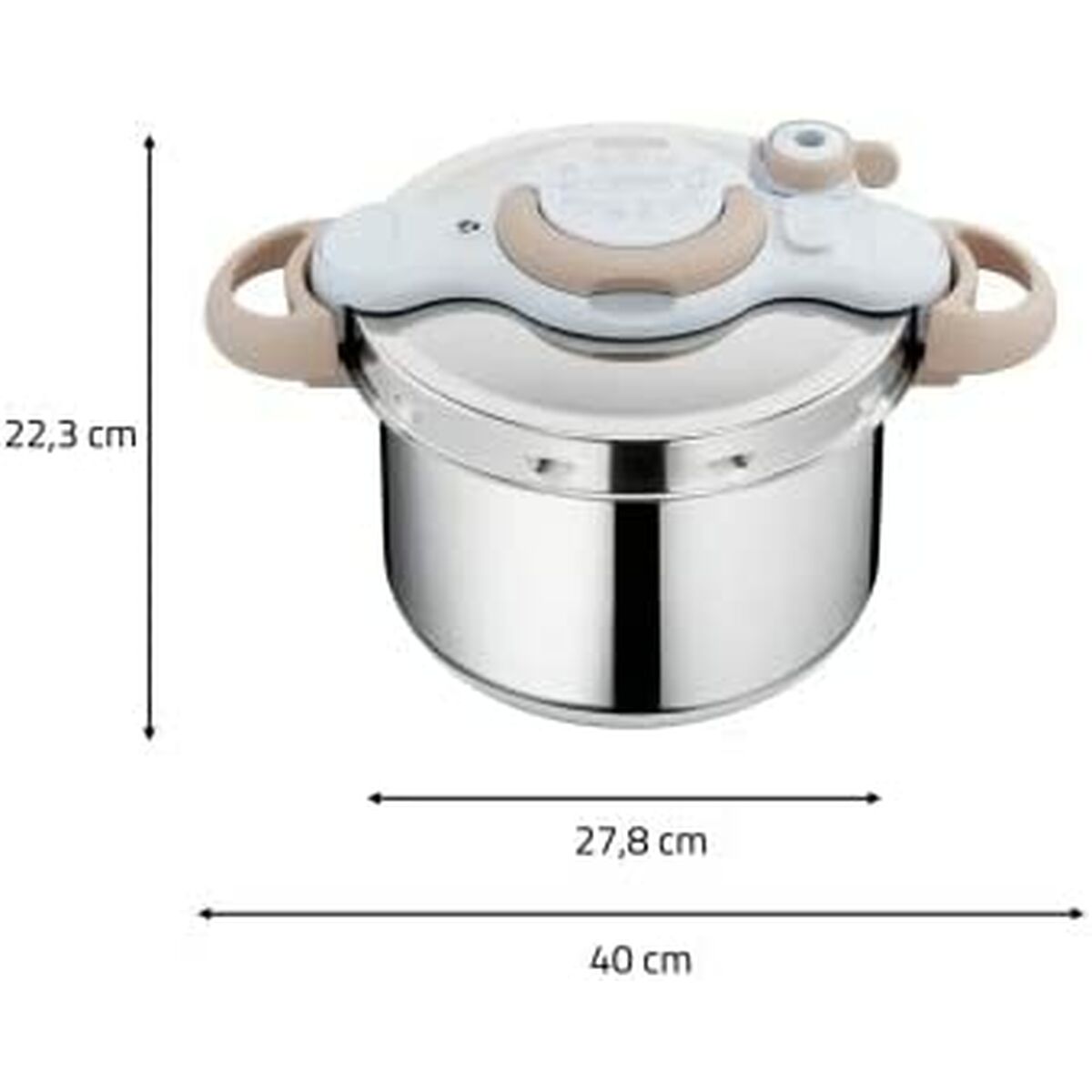 Pressure cooker SEB Clipso Minut Eco Respect Stainless steel
