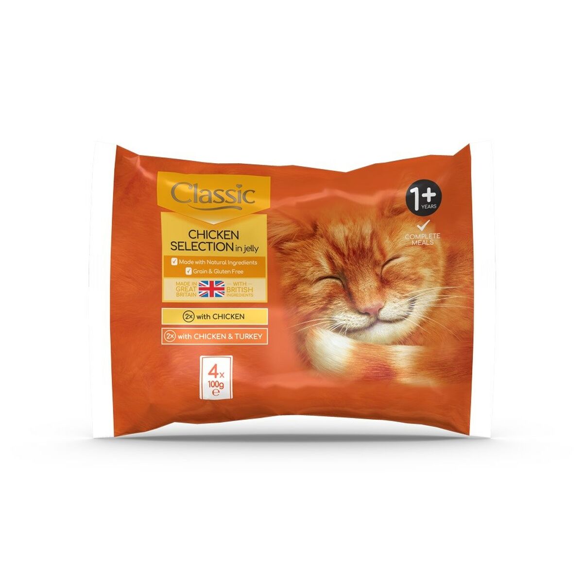 Cat food Butcher's Classic Collection mix Chicken Turkey 100 L 4 x 100 g