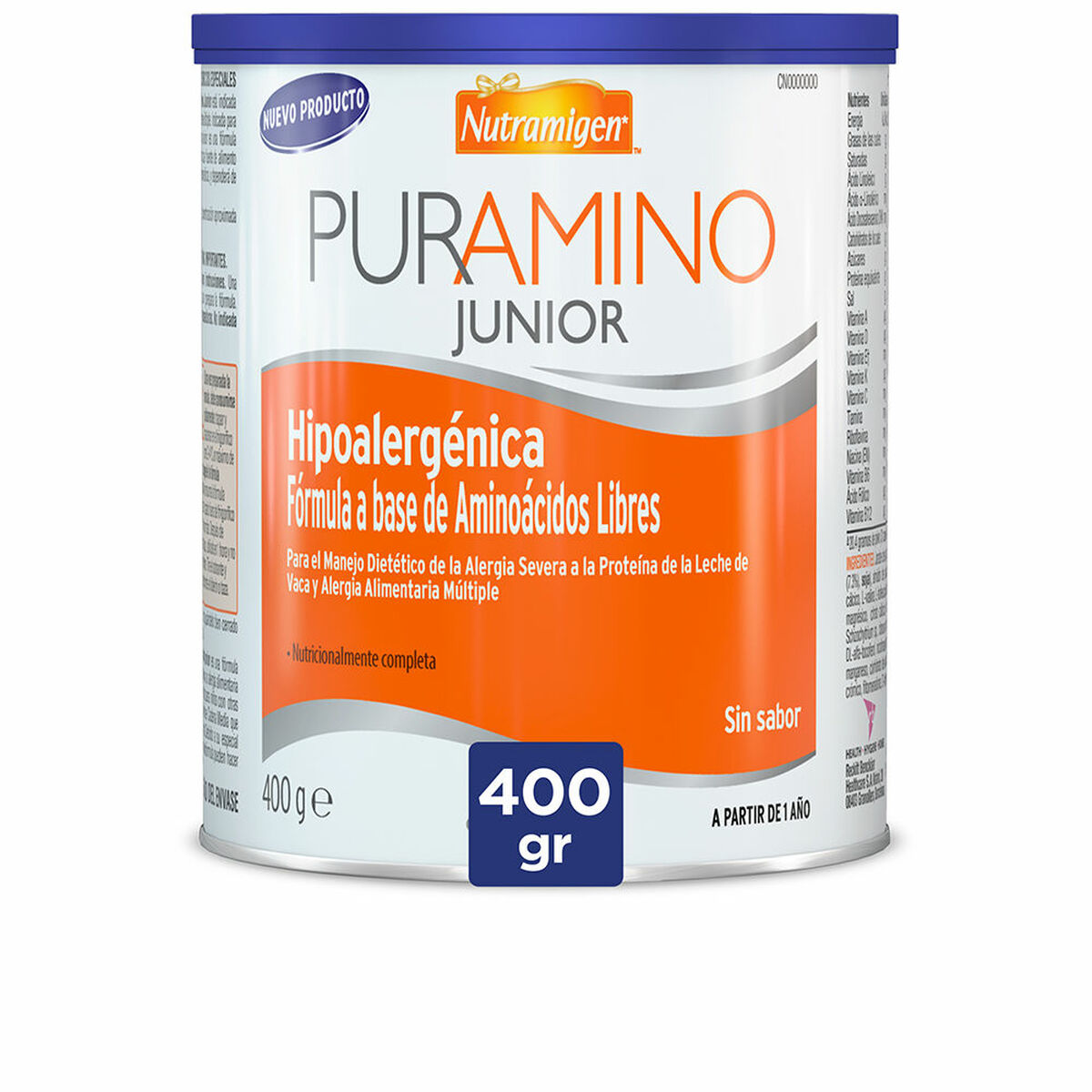Melkpoeder Nutramigen Puramino Junior 400 g