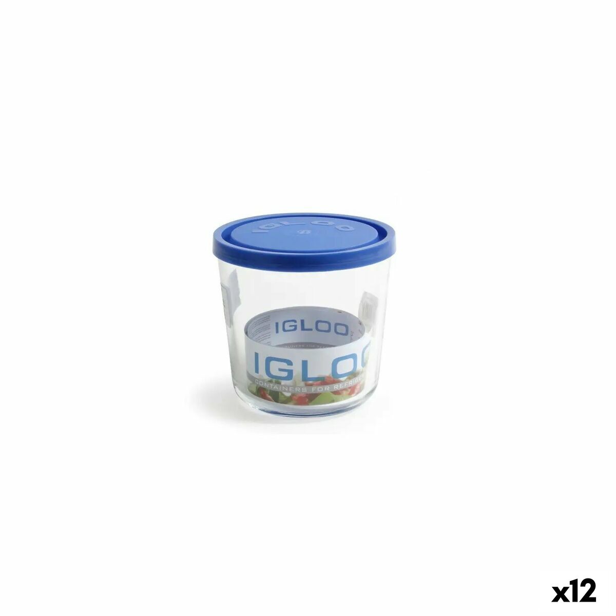 Jar Borgonovo Igloo Blue 800 ml (12 Units)