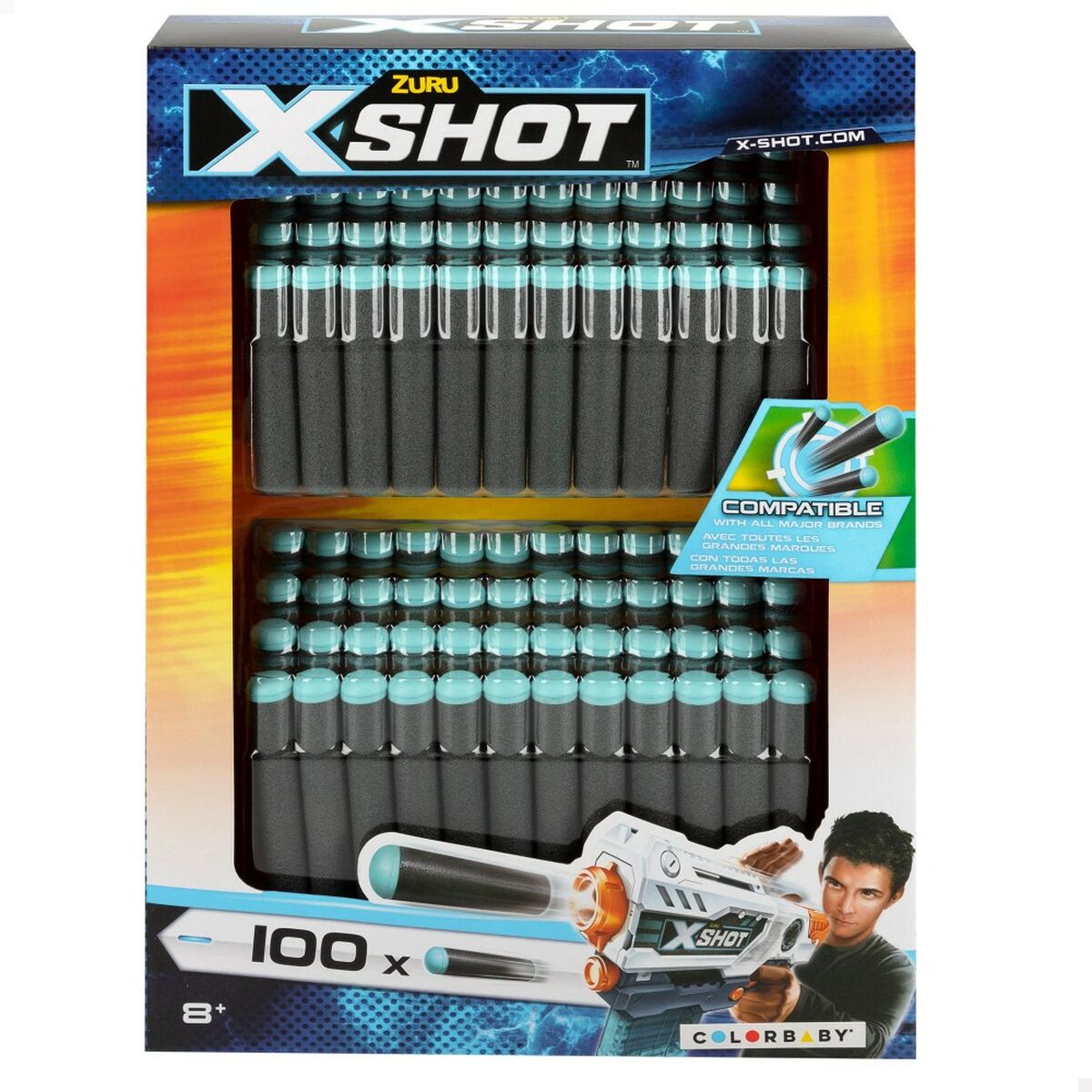 Darts Zuru X-Shot 100 Onderdelen