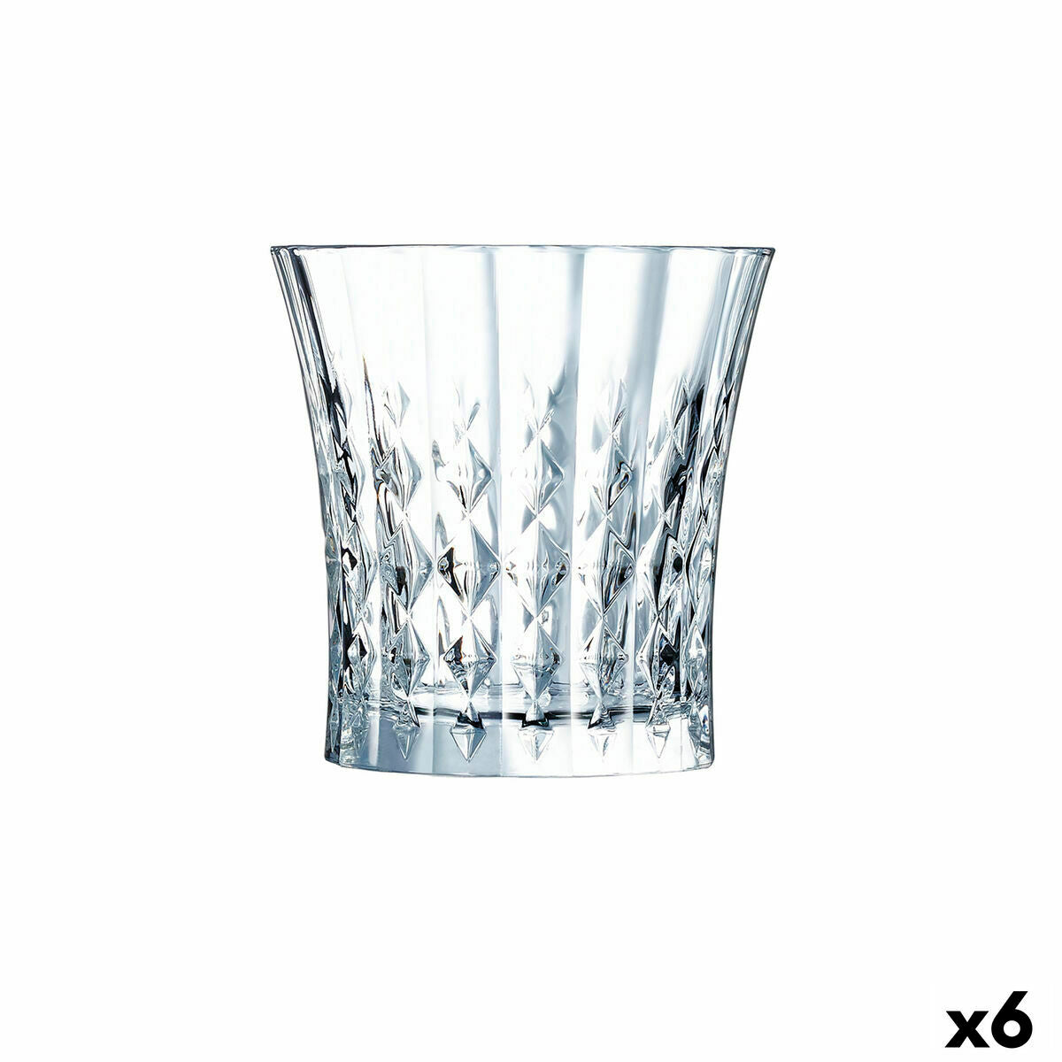 Glas Cristal d’Arques Paris Lady Diamond Transparant Glas (27 cl) (Pack 6x)