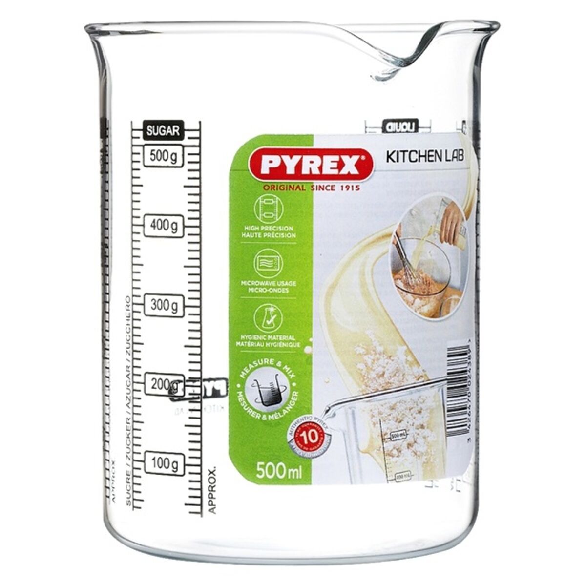 Glas Pyrex Kitchen Lab Transparant Glas