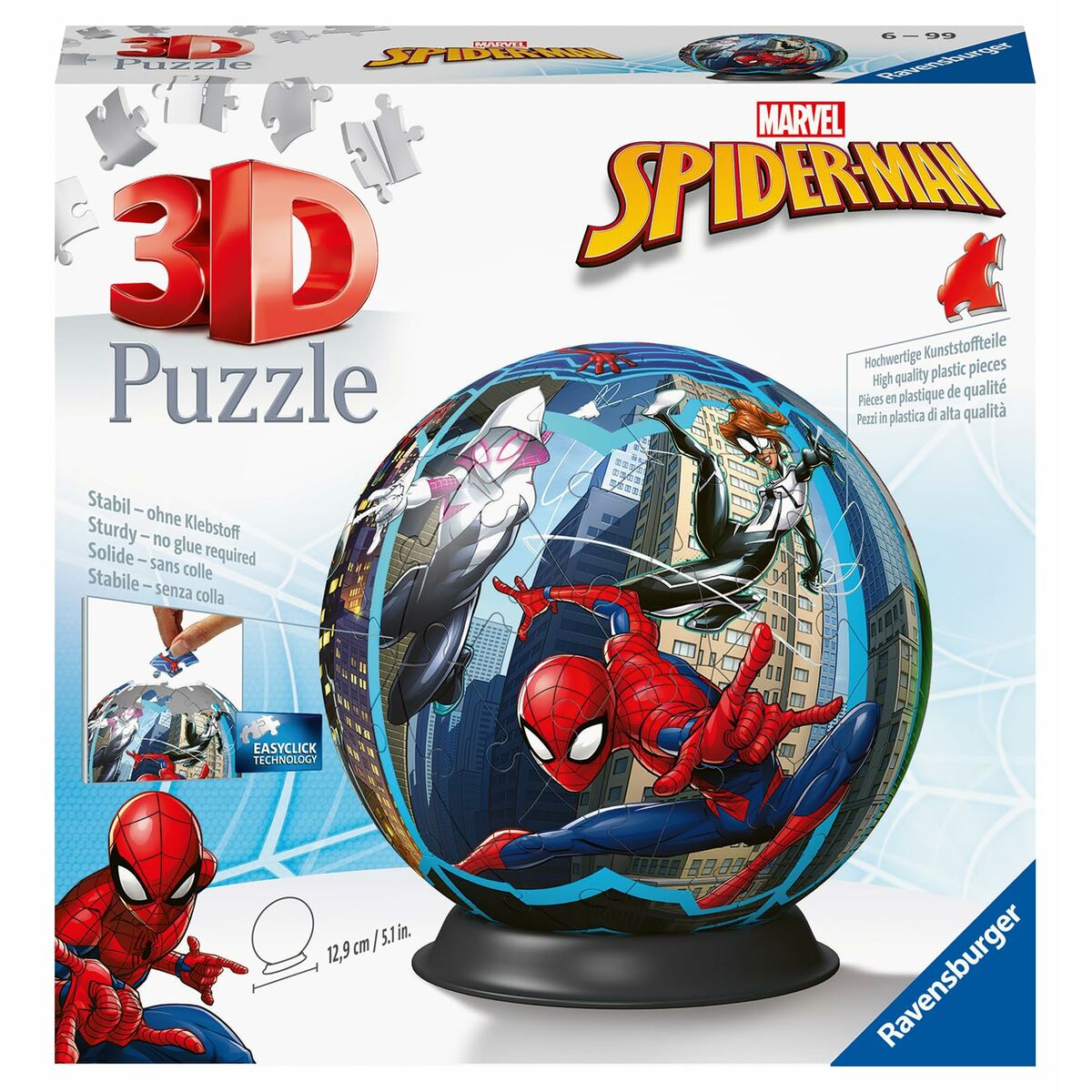 3D puzzel Spider-Man   Klot 76 Onderdelen