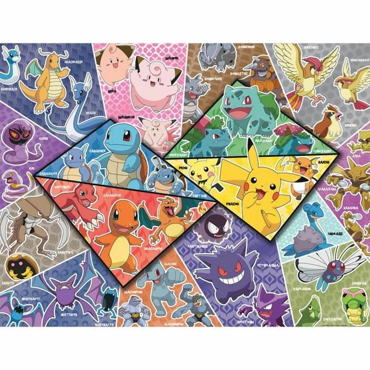 Puzzel Nathan Pokémon 2000 Onderdelen