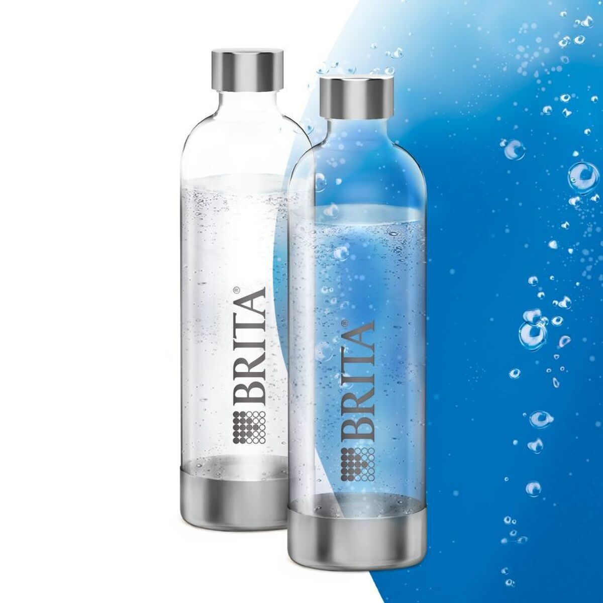 Filter bottle SodaOne Brita 1043722 Transparent Silver 1 L