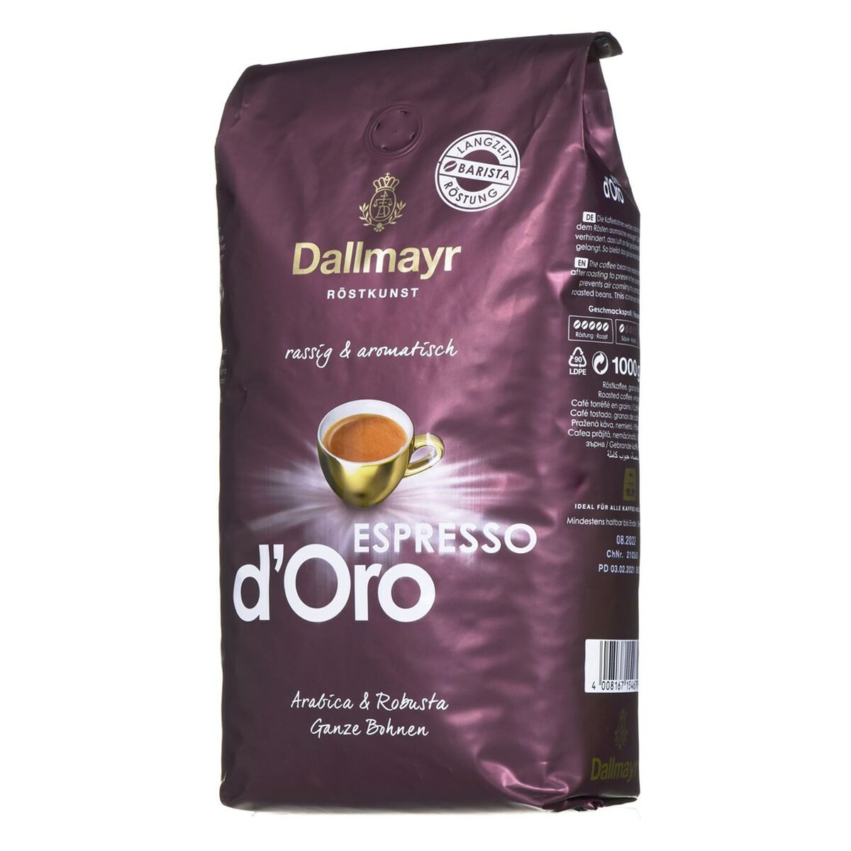 Koffiebonen Dallmayr Espresso d'Oro 1 kg