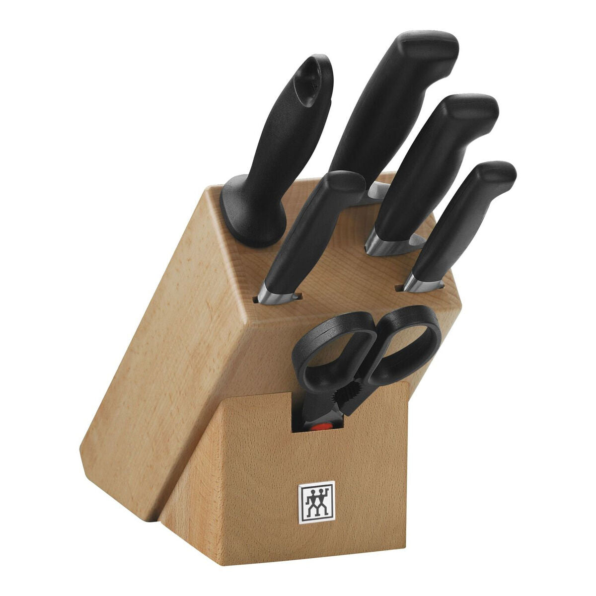 Set of Knives with Wooden Base Zwilling 35066-000-0 Wood Stainless steel Plastic 7 Pieces