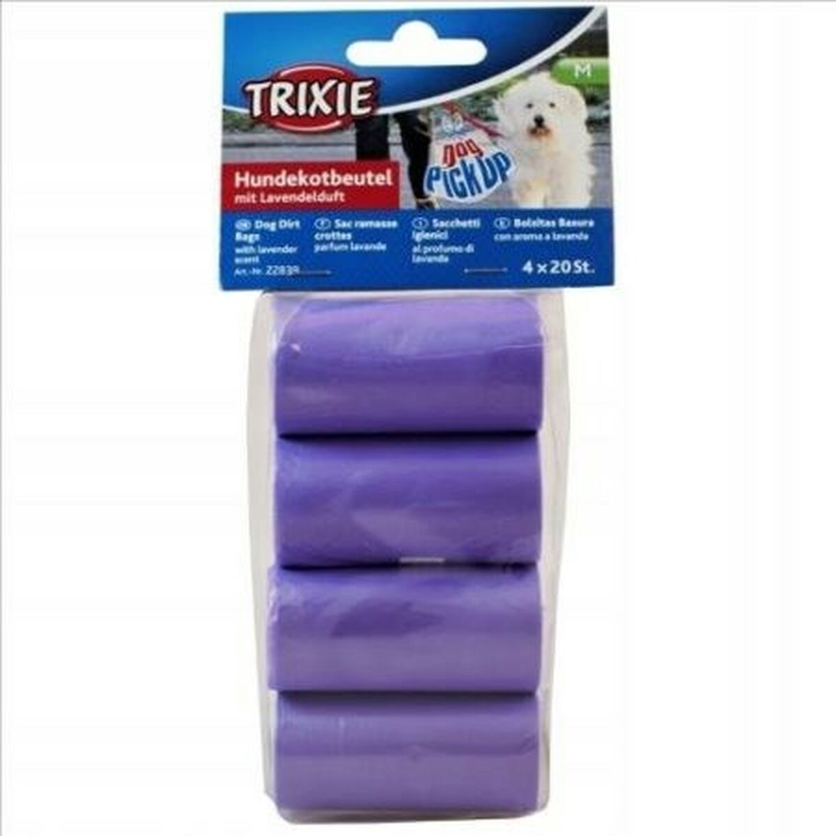 Waste bag Trixie 22839 Purple Plastic (80 Pieces)
