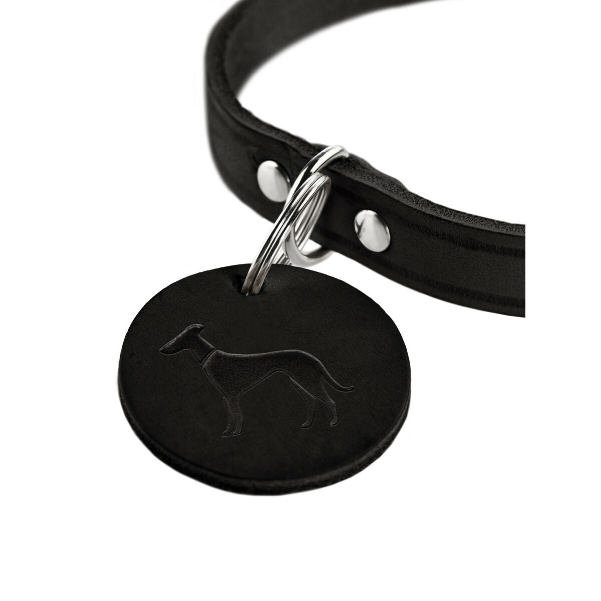 Dog collar Hunter Aalborg Black S/M 37-43 cm