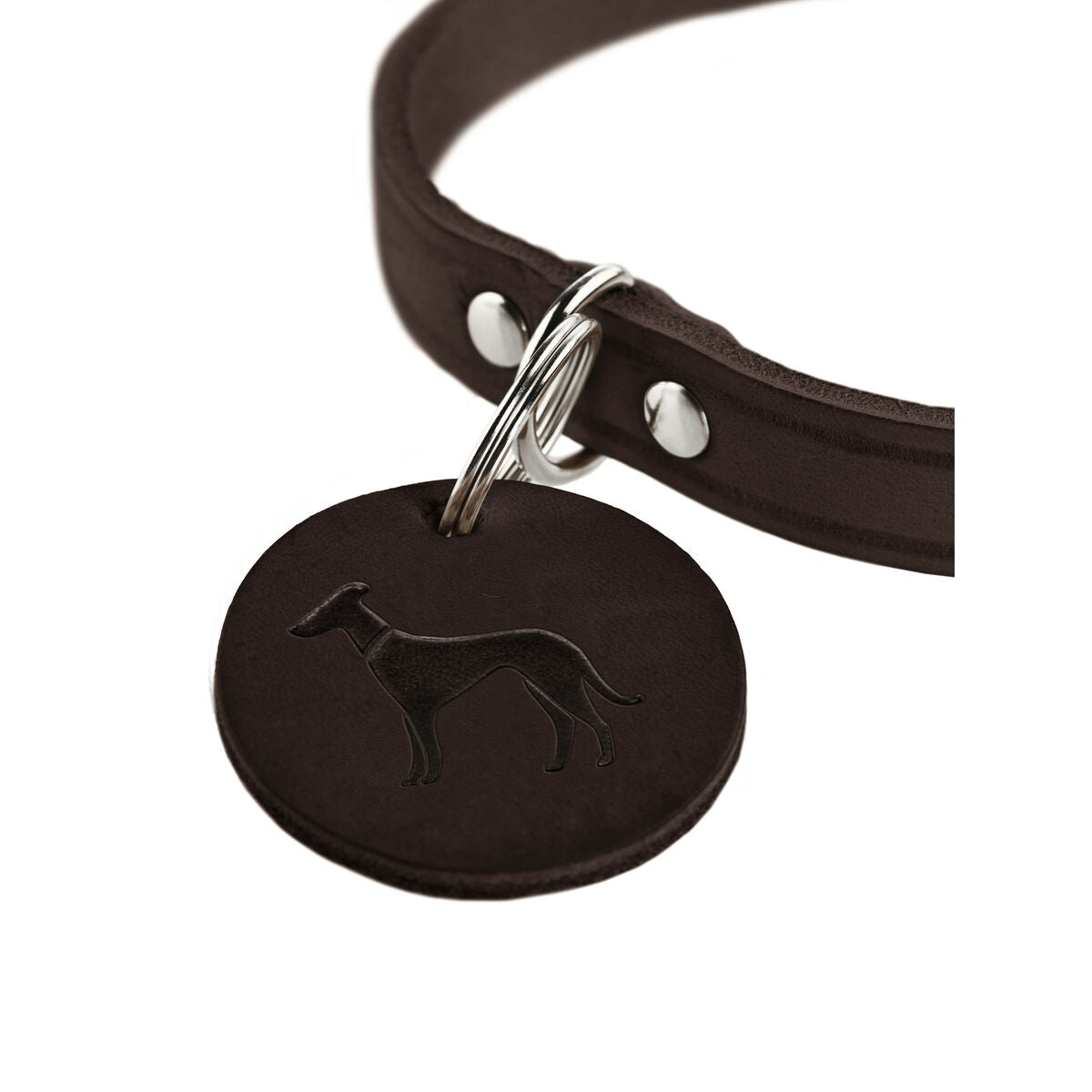 Dog collar Hunter Aalborg Chocolate XS 24-29 cm
