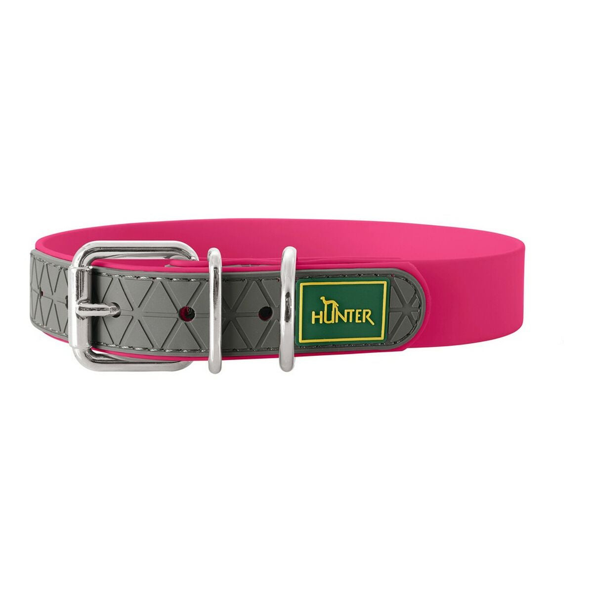 Dog collar Hunter Convenience Pink Size M (38-46 cm)
