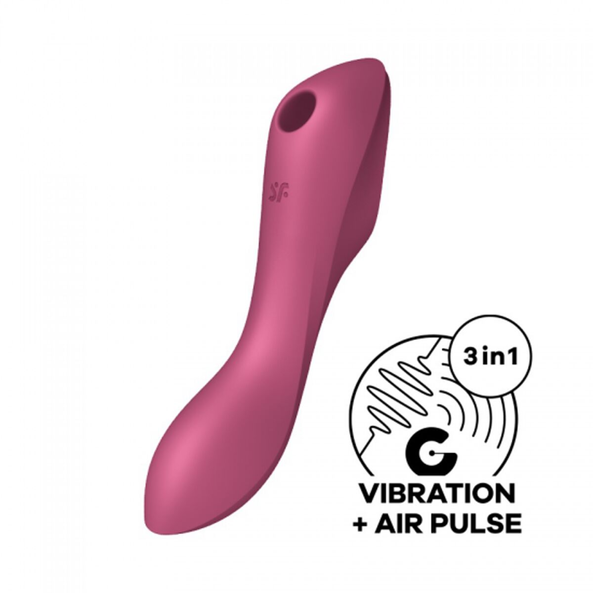 Dubbele Stimulatie Vibrator Satisfyer CURVY TRINITY 3