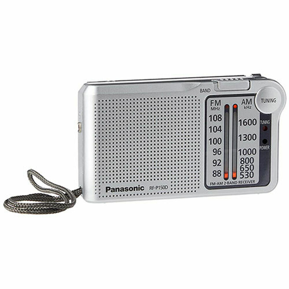 Transitorradio Panasonic RF-P150DEG-S Zilverkleurig AM/FM