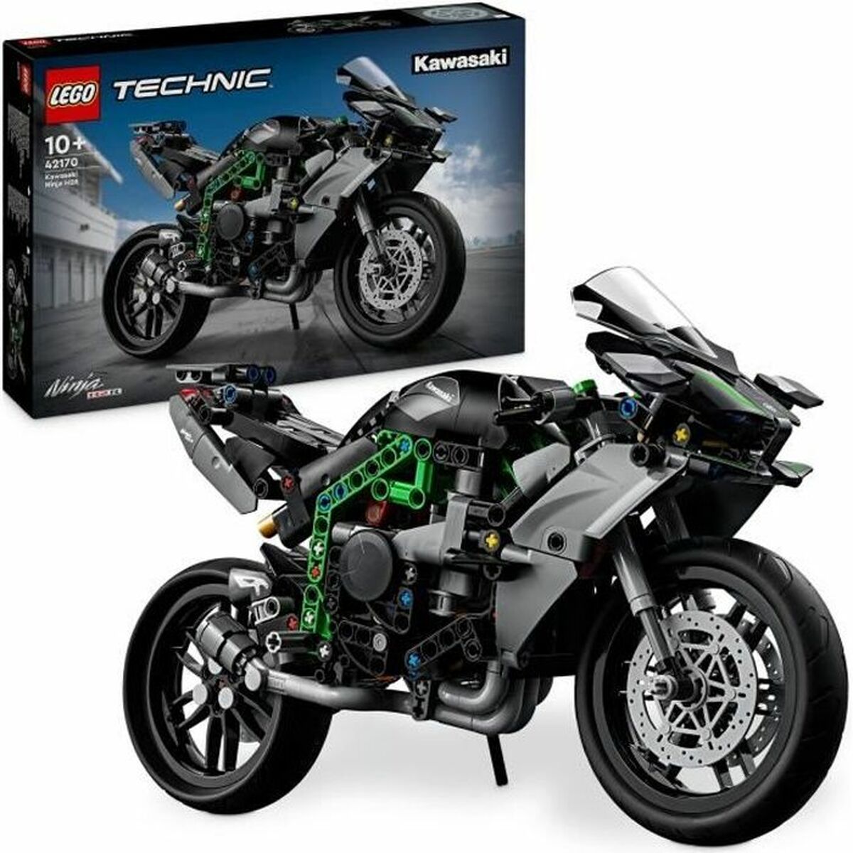 Poppenhuis Lego Technic 42170 Kawasaki Ninja H2R