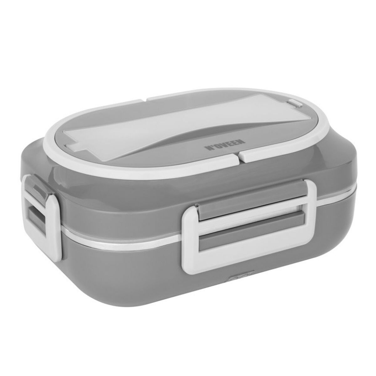 Lunchbox N'oveen LB540 Donker grijs Roestvrij staal 1 L 24 x 11 x 18,5 cm