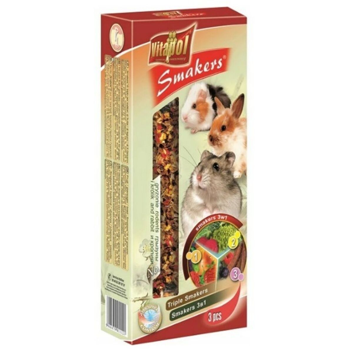 Fodder Vitapol Smakers Small animals 135 g