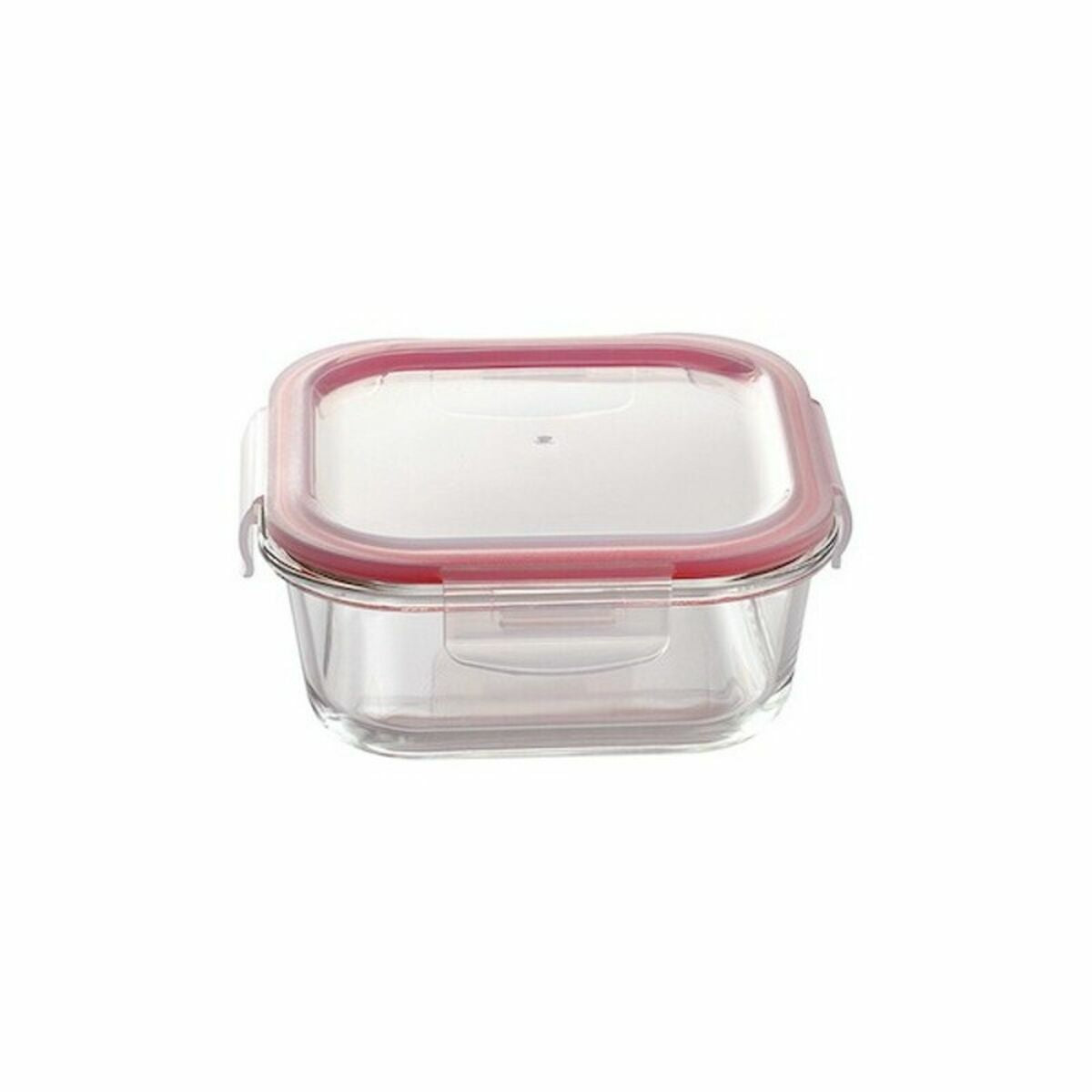 Set Lunchboxen Bergner Q4052 Vierkant Borosilicaatglas (3 pcs)