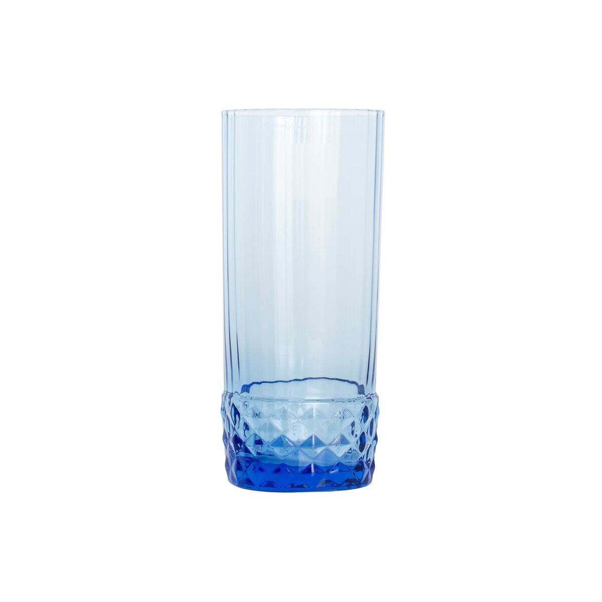 Set of glasses Bormioli Rocco America'20s Blue 6 Units Glass (400 ml)