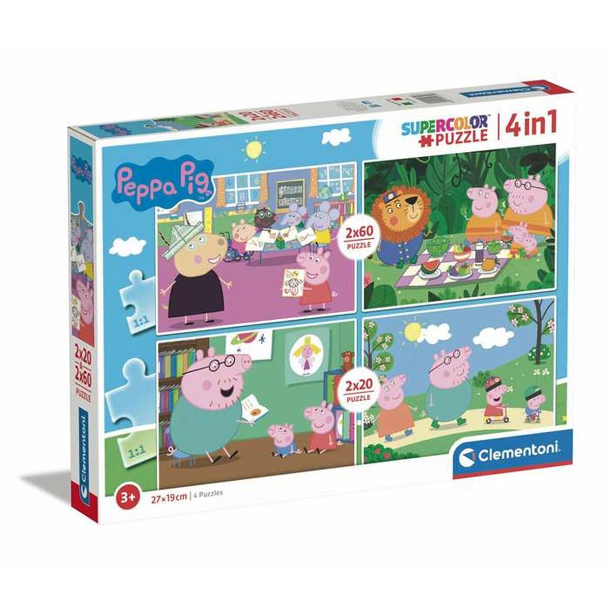 Puzzel Peppa Pig 4-in-1
