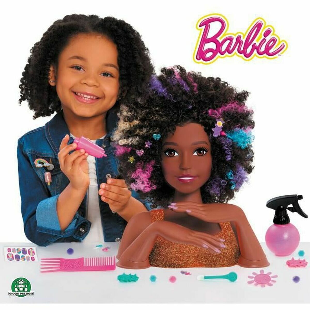 Haarstijlpop Barbie Hair styling head