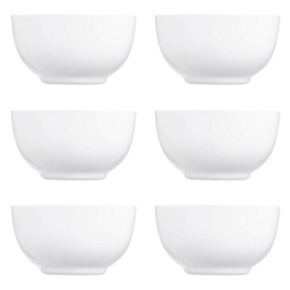Set of Soup Bowls Luminarc Diwali White 14,5 cm (6 Pieces) (6 pcs)