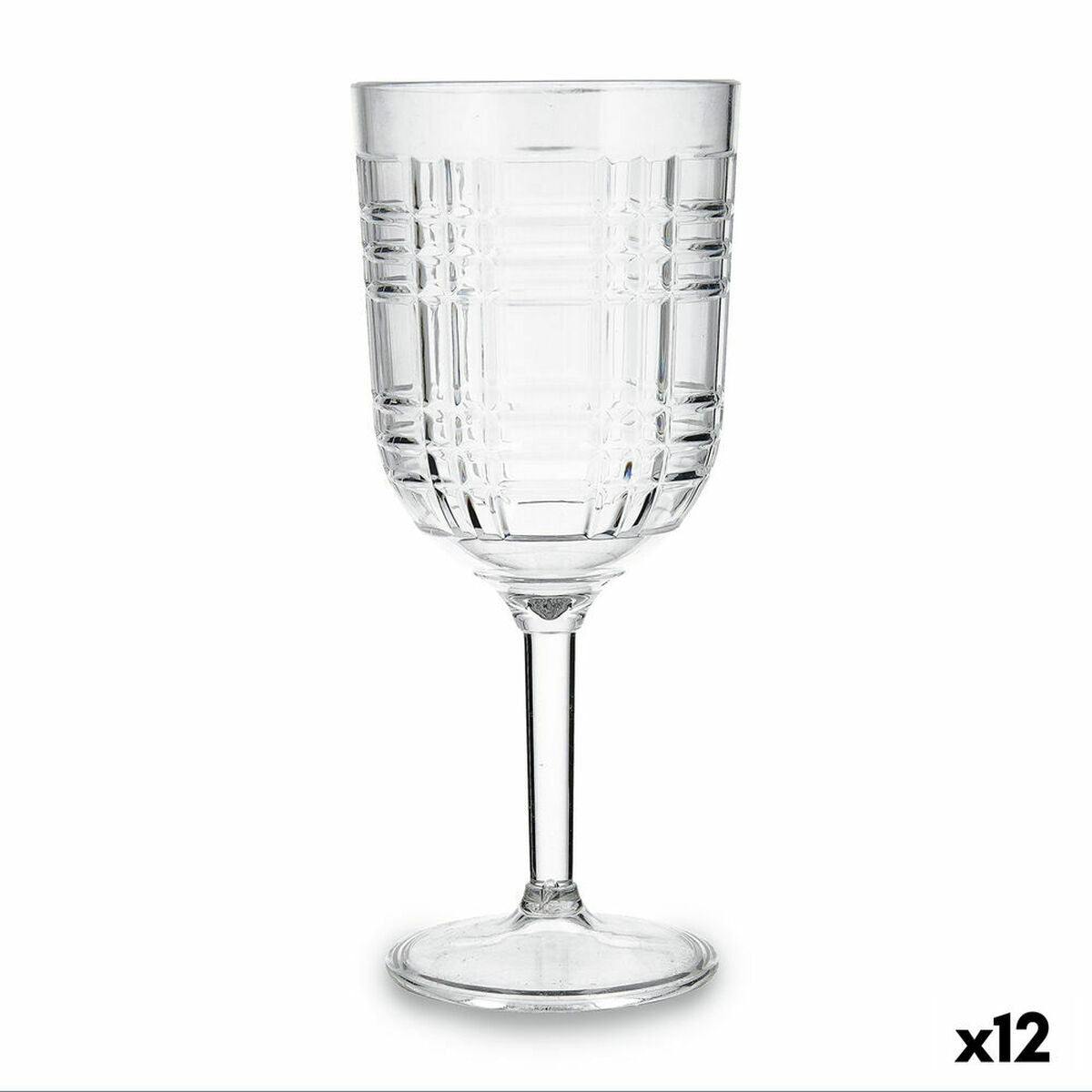 Wijnglas Quid Viba Transparant Plastic 420 ml 12 Stuks (Pack 12x)