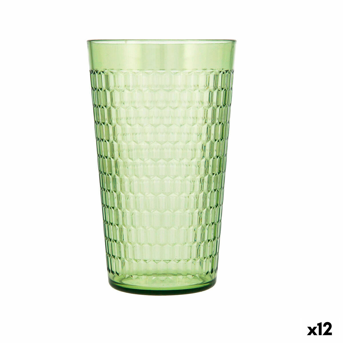 Glas Quid Viba Groen Plastic (650 ml) (Pack 12x)