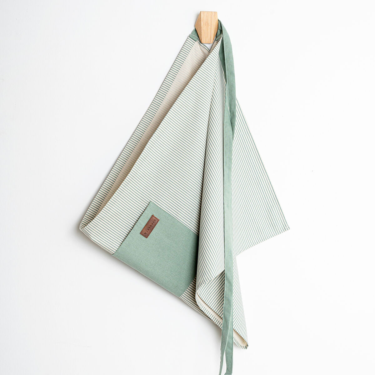 Apron with Pocket Vinthera Okapi Bicoloured Textile 50 x 110 cm Recycled material