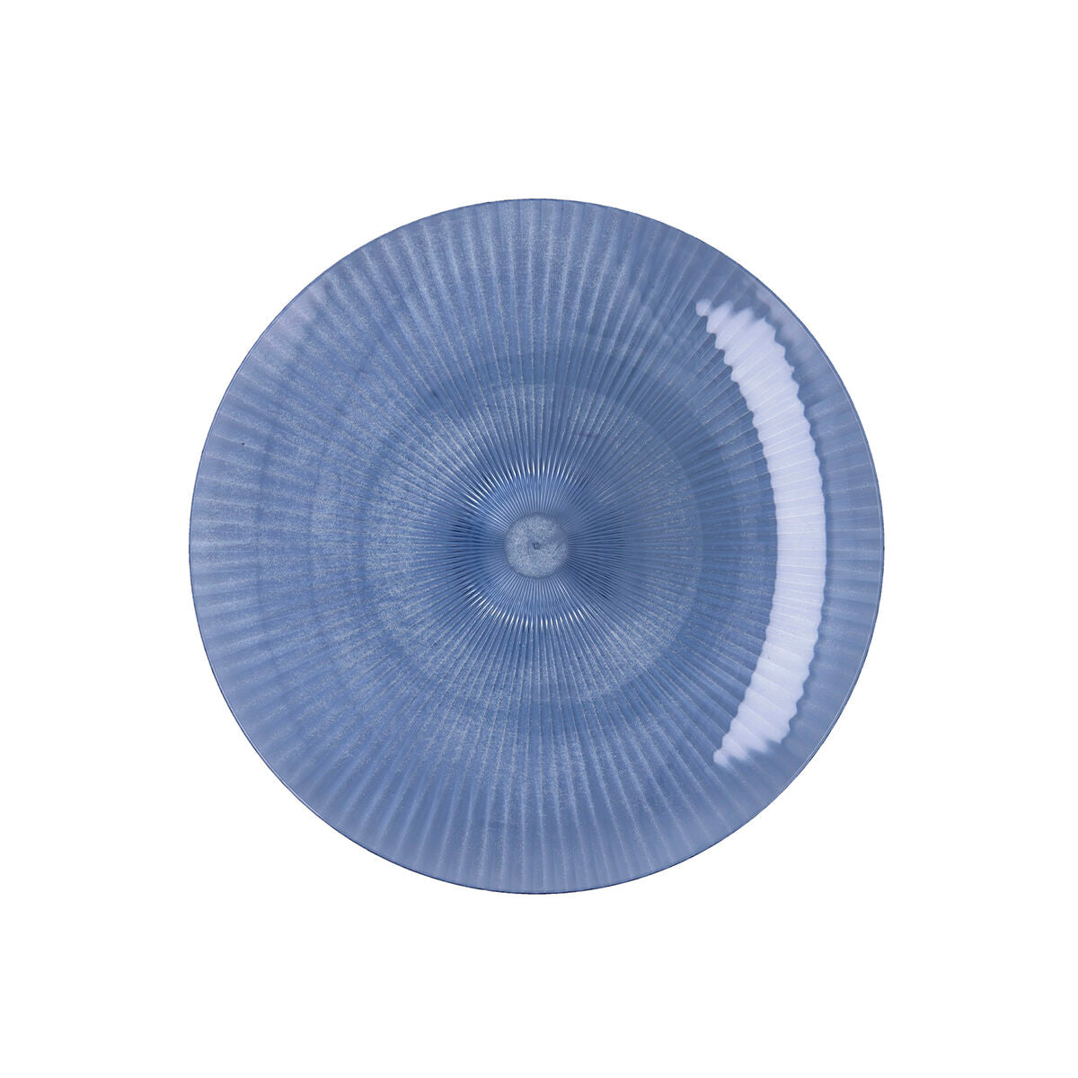 Flat Plate Quid Sunset Blue Plastic 19 cm (12 Units)