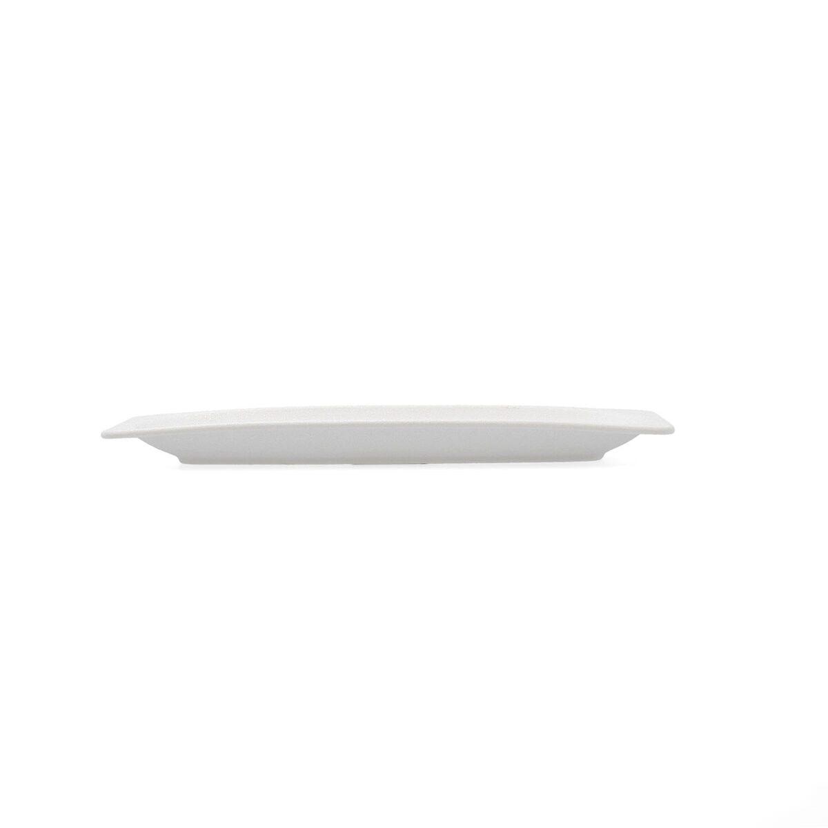 Snack tray Bidasoa Fosil White Ceramic Aluminium Oxide 25,6 x 9,1 x 2,3 cm (9Units)