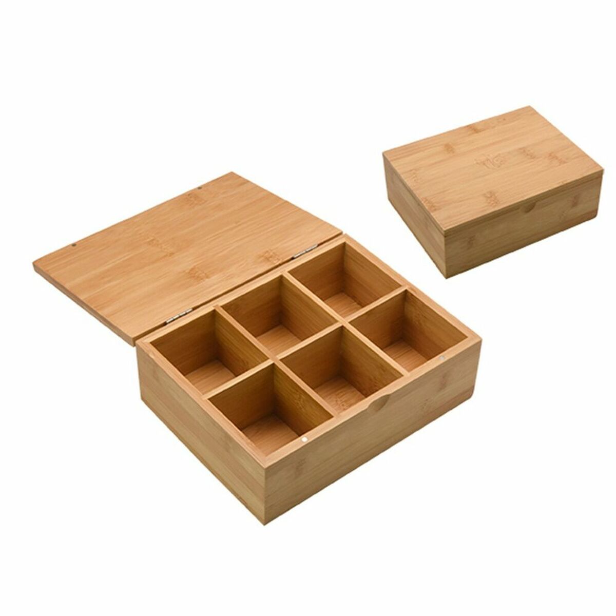 Box for Infusions Versa Bamboe (16 x 7,5 x 21 cm)