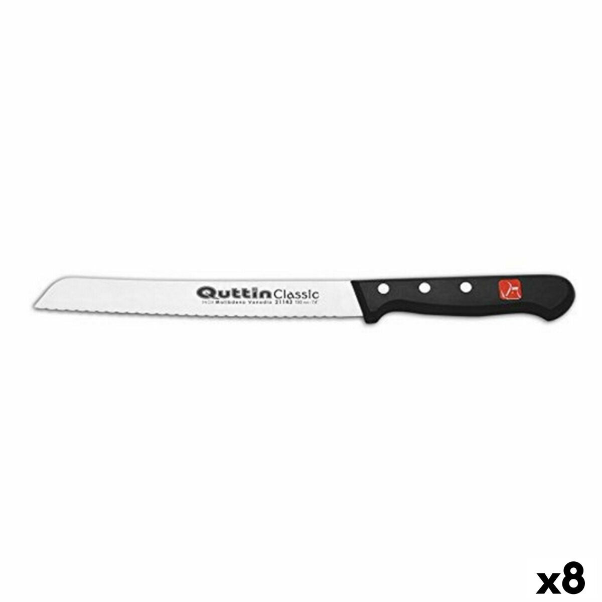 Bread Knife Quttin QT-721143 8 Units 20 cm 1,8 mm (20 cm)