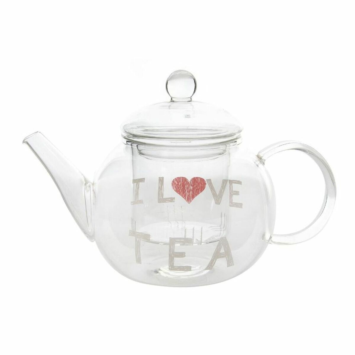 Teapot DKD Home Decor Transparent Plastic 250 ml 14 x 8 x 15 cm