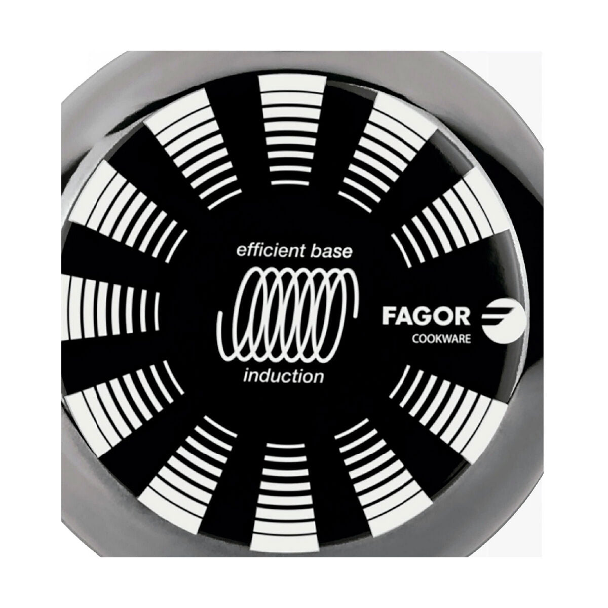 Pan FAGOR Indutherm Black Enamelled Steel (Ø 28 cm)