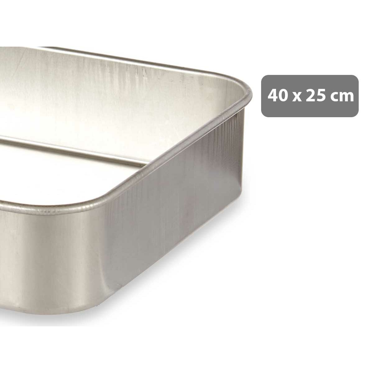 Braadslede Ziverachtig Aluminium (26 x 6,5 x 41 cm)