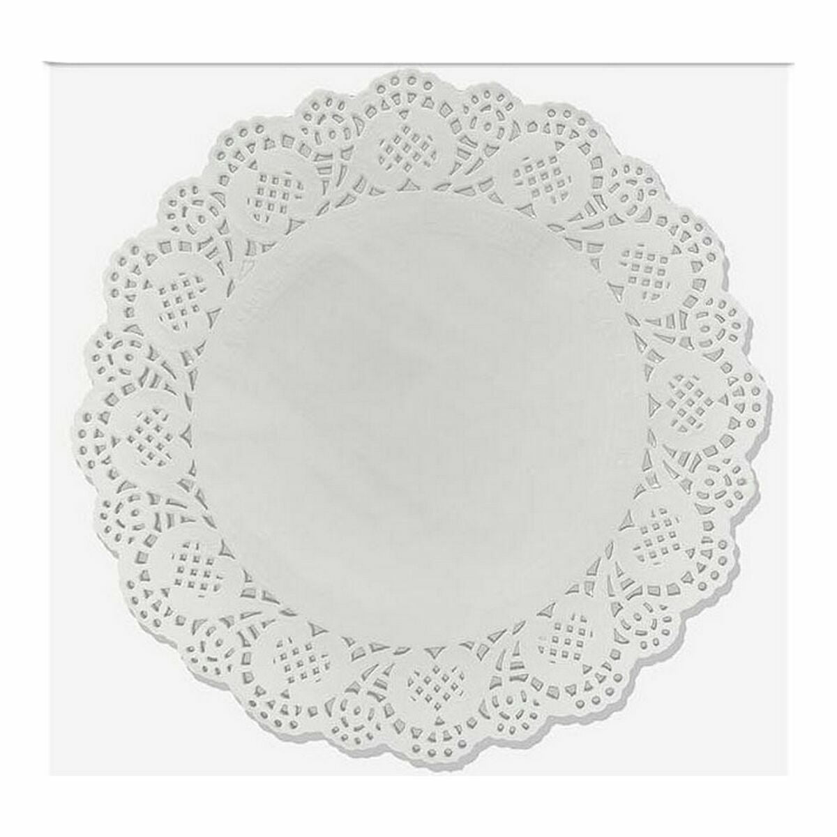 Cake stand Wooow White Paper 24 Pieces