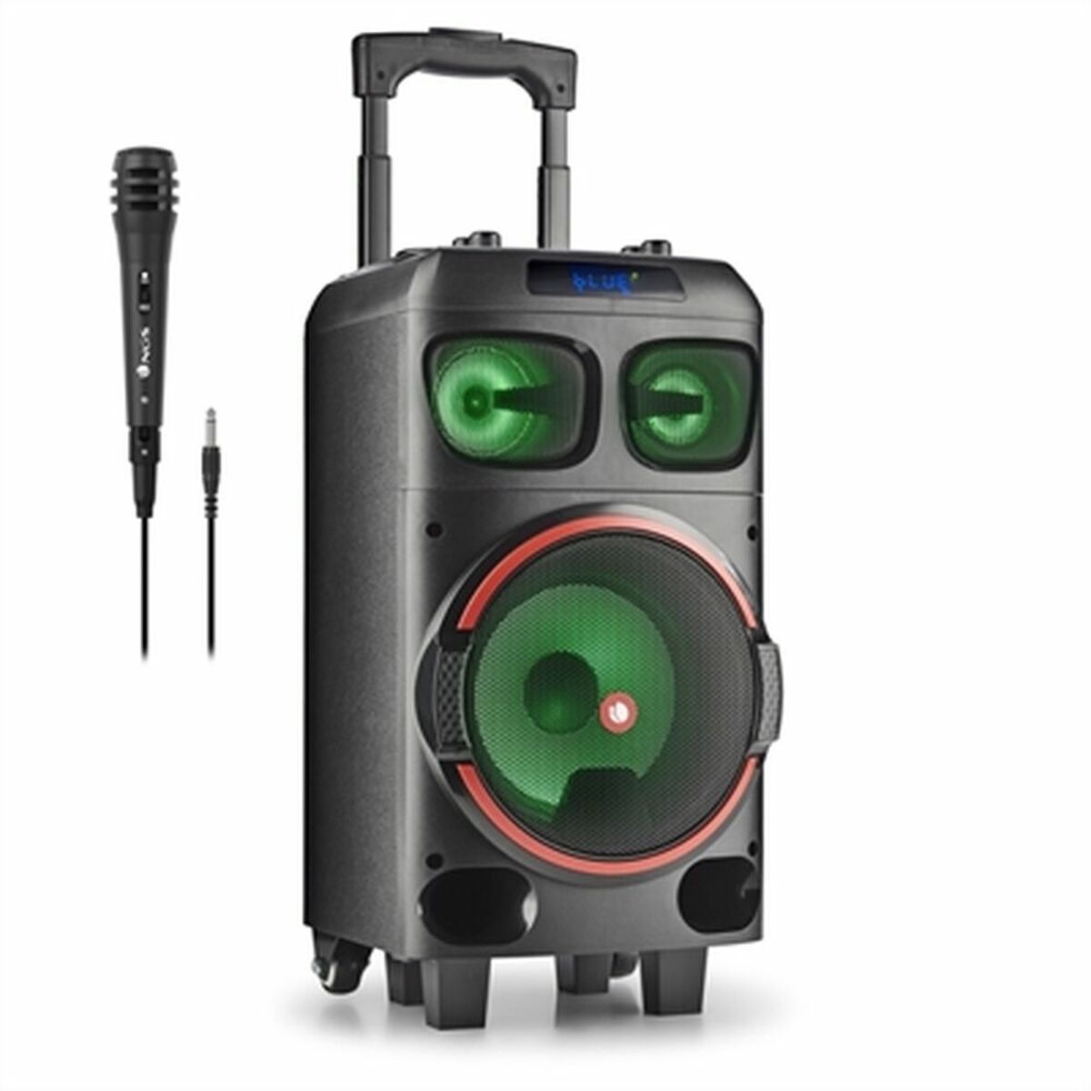 Bluetooth Luidspreker met Karaokemicrofoon NGS WILD DUB ZERO Zwart 120W