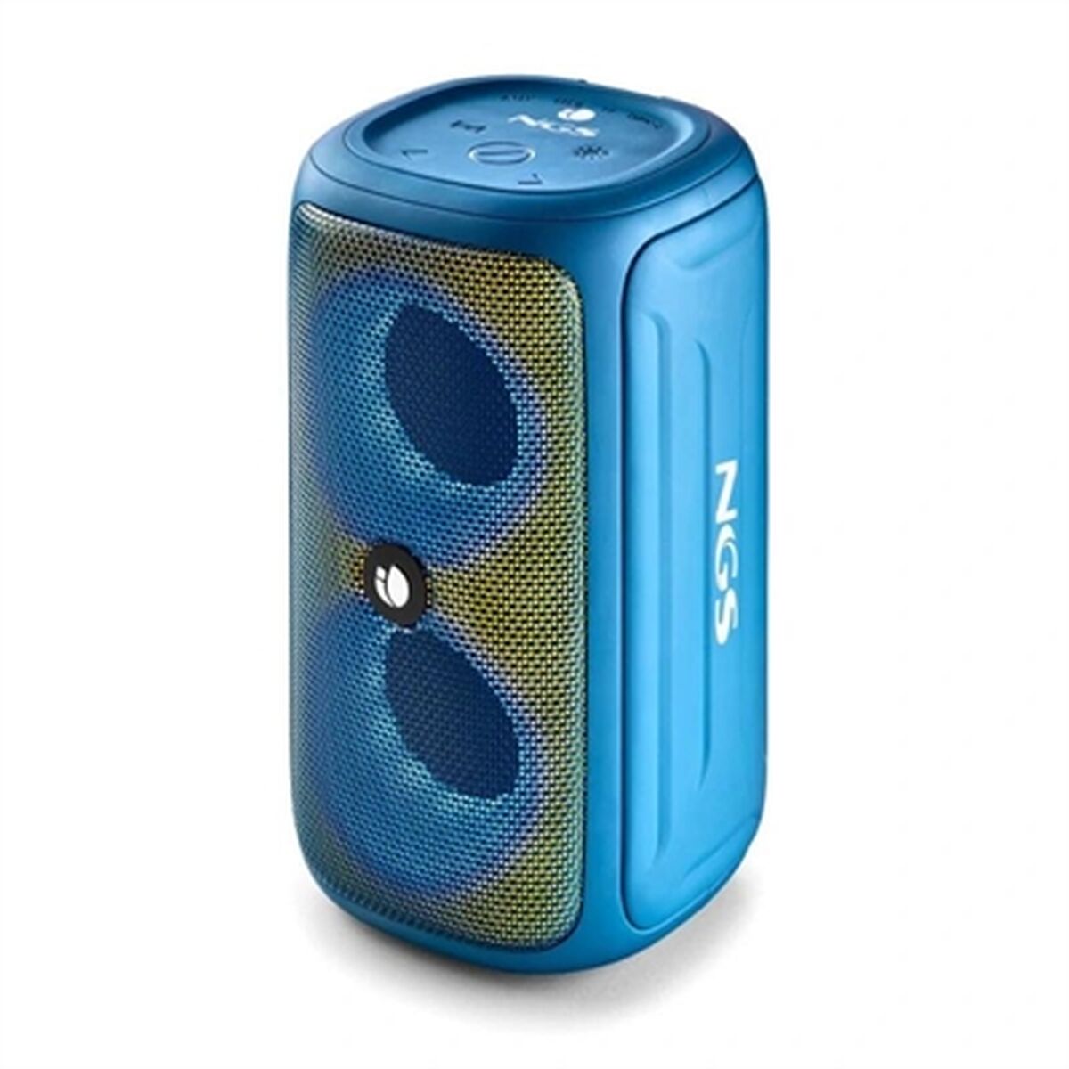 Dankzij de draagbare Bluetooth®-luidsprekers NGS ROLLERBEASTAZURE 32 W