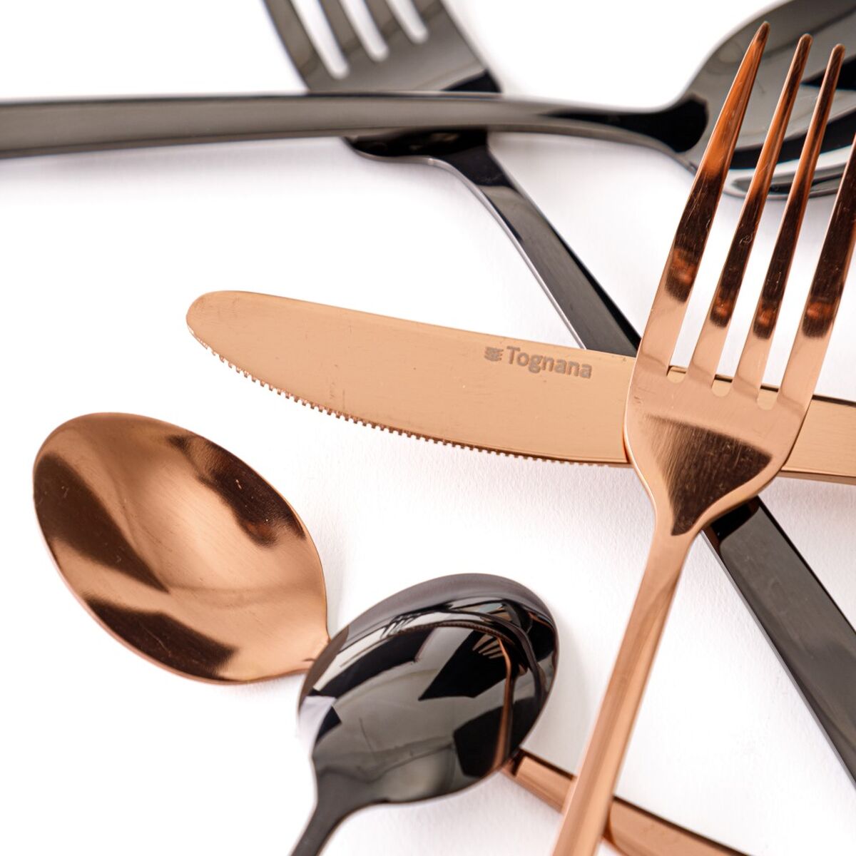 Cutlery Stainless steel Copper 24 Pieces
