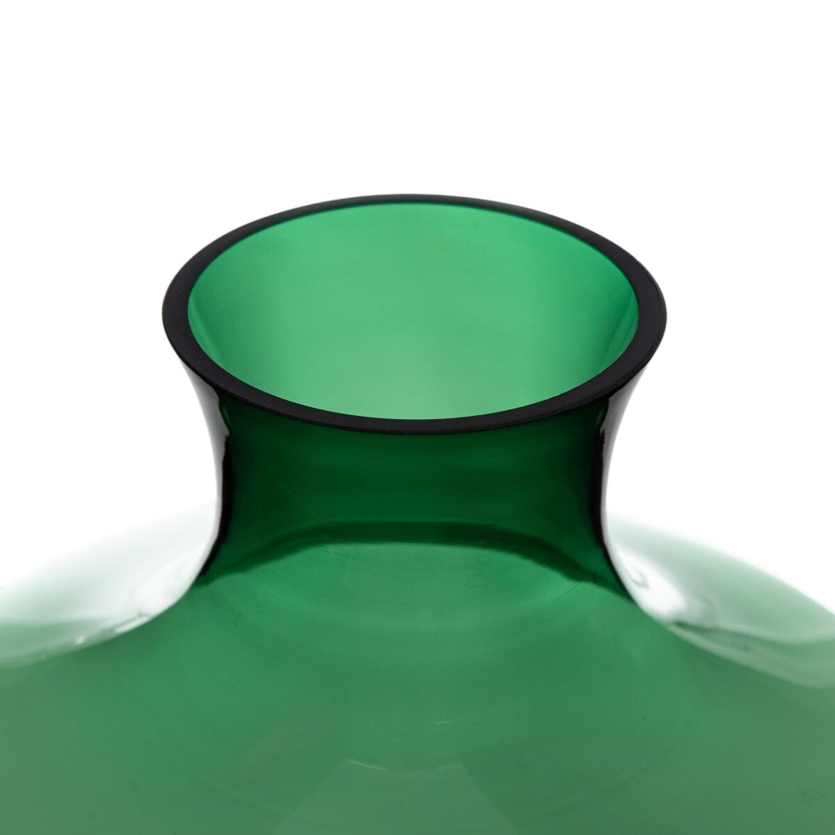 Vase 21 x 21 x 25 cm Green Glass