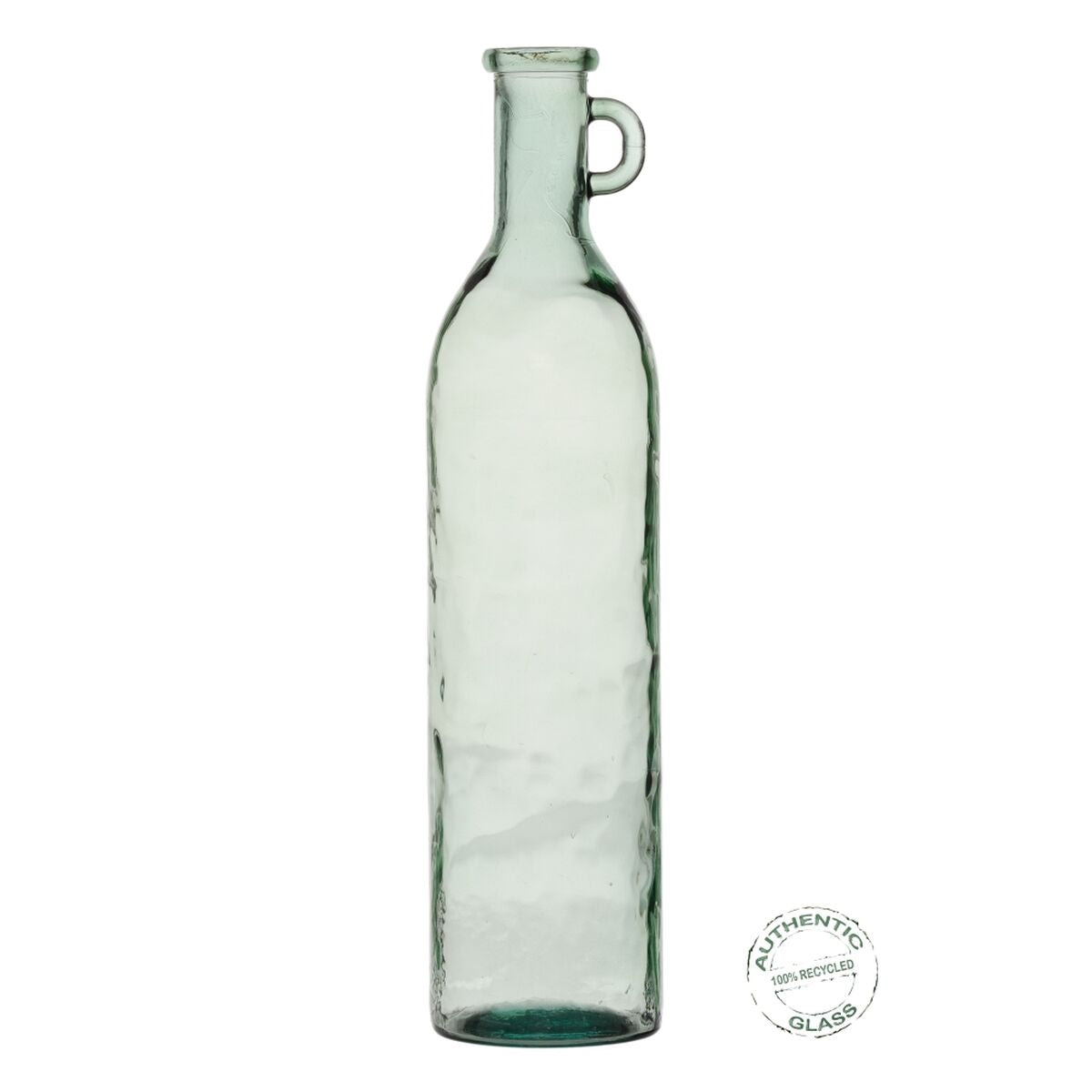 Bottle 18 x 18 x 75 cm recycled glass Green