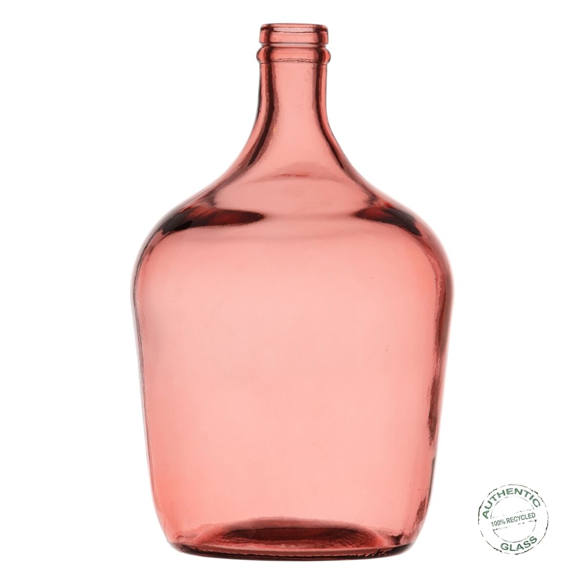 Decoratieve Karaf Roze Gerecycled glas 18 x 18 x 30 cm