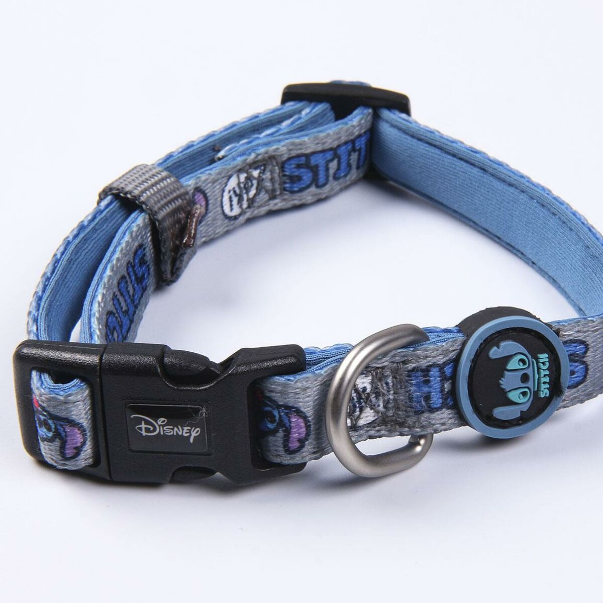 Dog collar Stitch Dark blue S/M