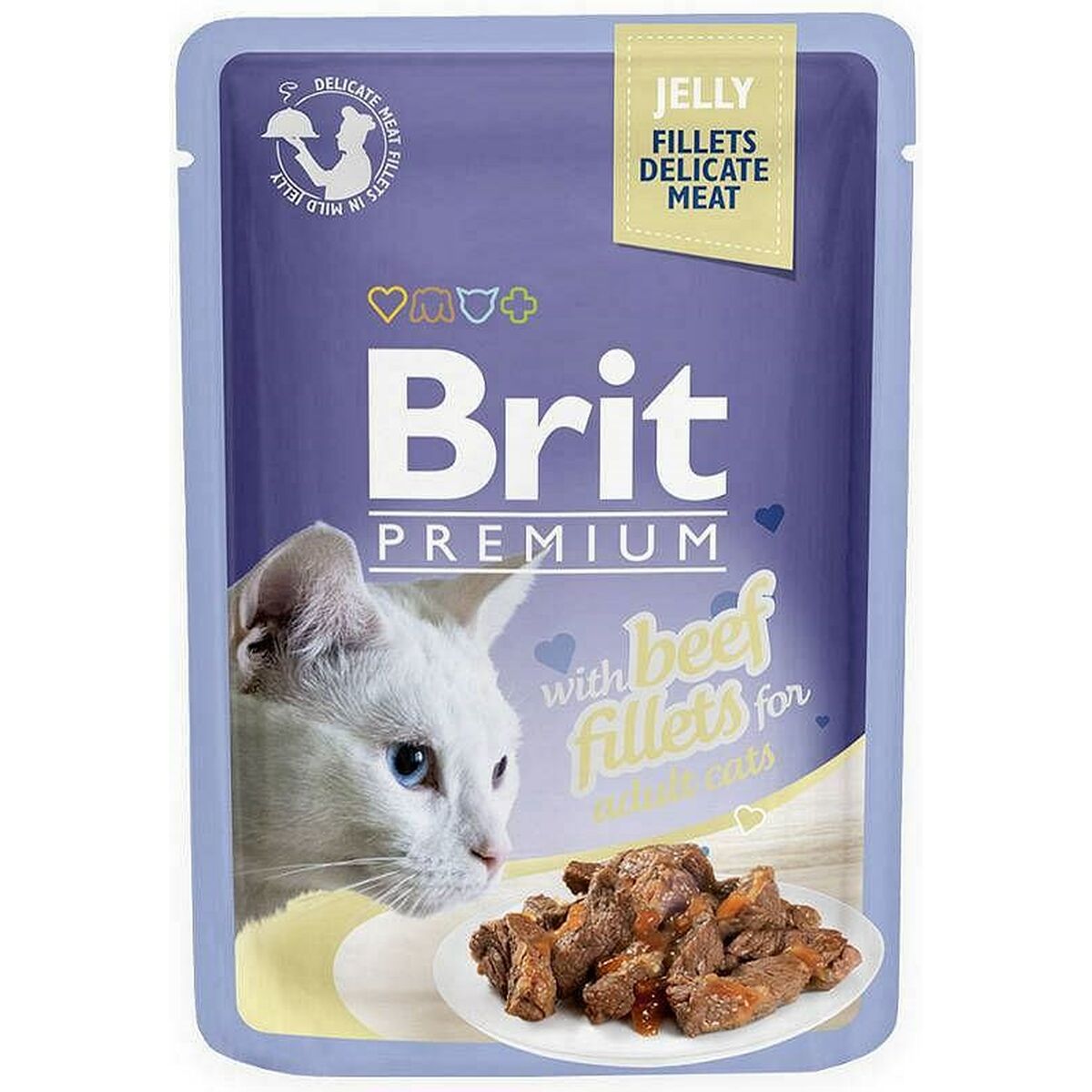 Cat food Brit Premium Chicken Salmon Veal 12 x 85 g