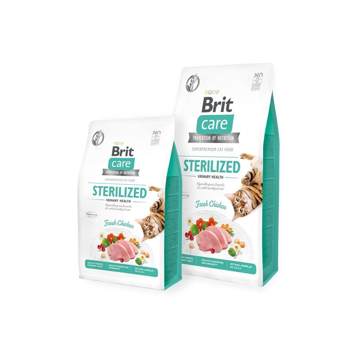 Kattenvoer Brit Care Grain Free Sterilized Urinary Health Volwassen Kip 7 kg