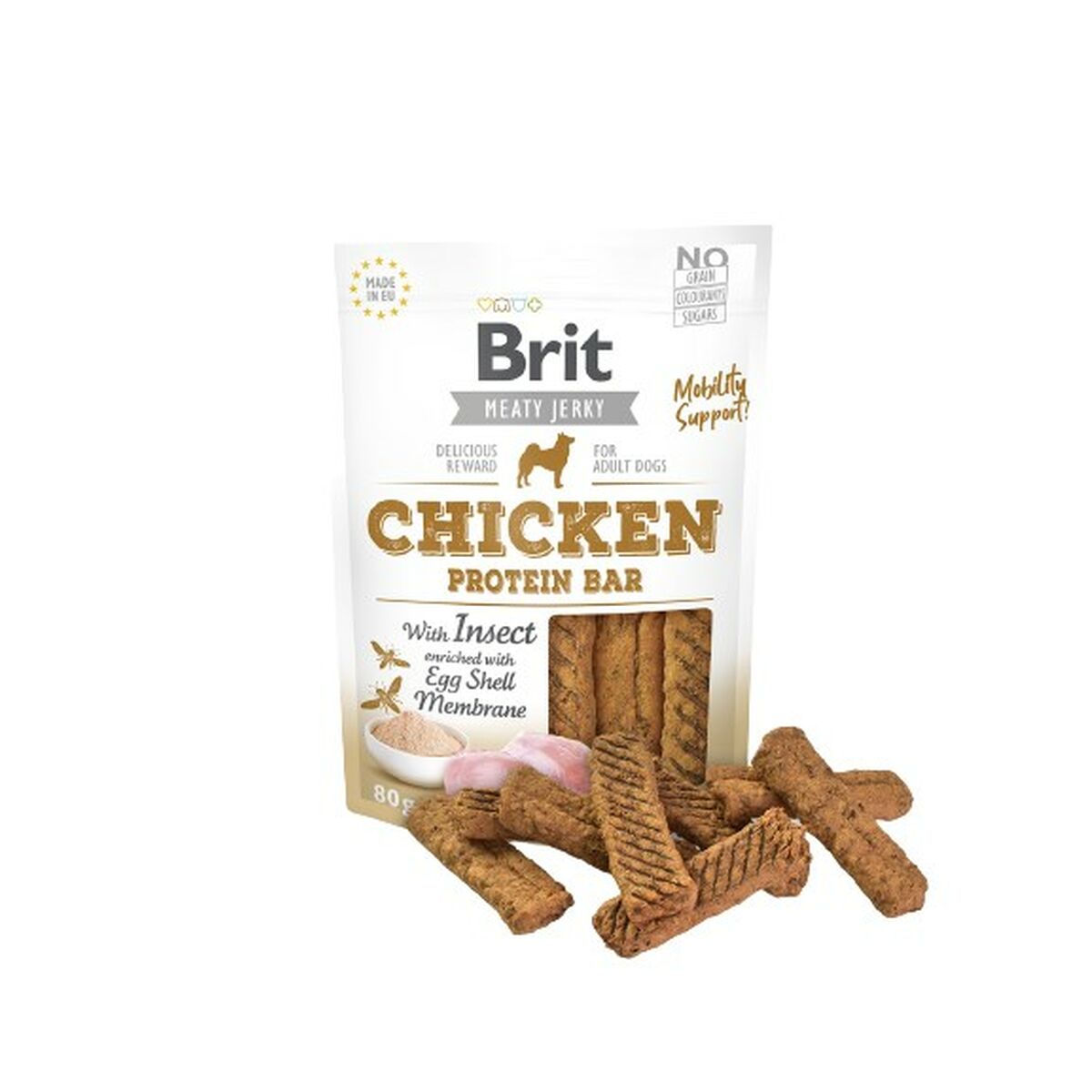 Dog Snack Brit Jerky Snack Chicken 80 g