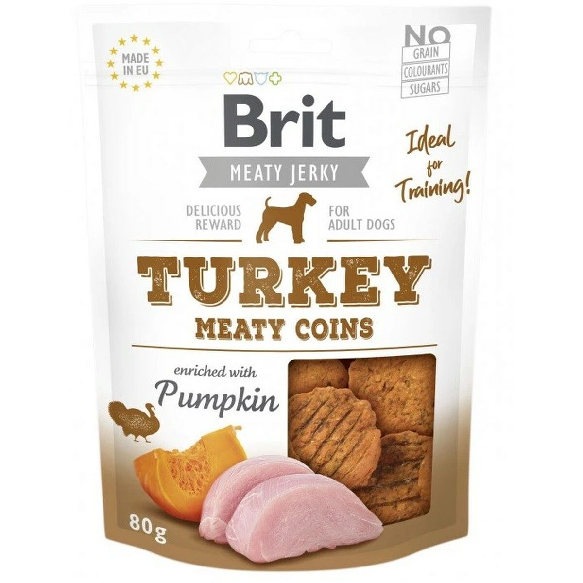 Snack voor honden Brit Turkey Meaty coins 200 g Pauw