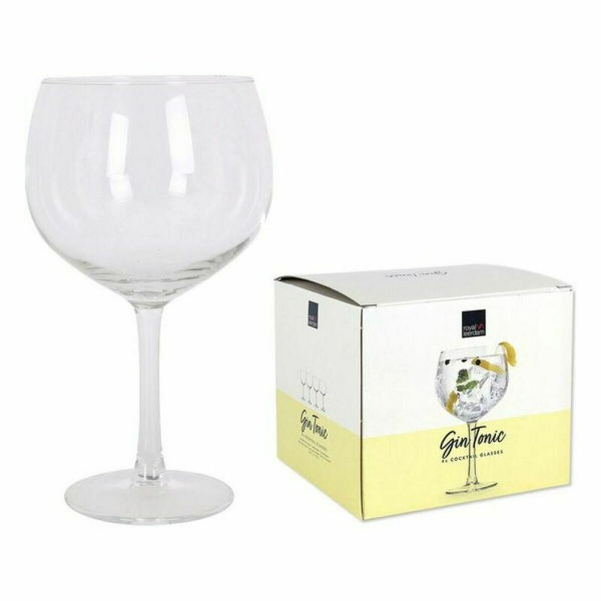 Set of Gin and Tonic cups Bohemia Crystal Cocktails Crystal 4 Pieces (4 Units) (700 cc)